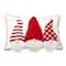 Glitzhome&#xAE; 3D Heavy Cotton Knitted Gnome Throw Pillow